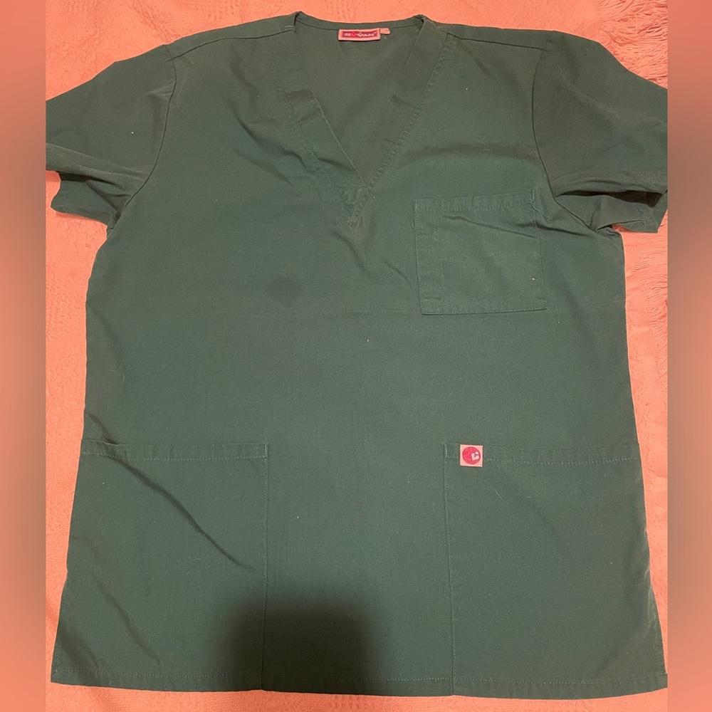 Green scrub set
